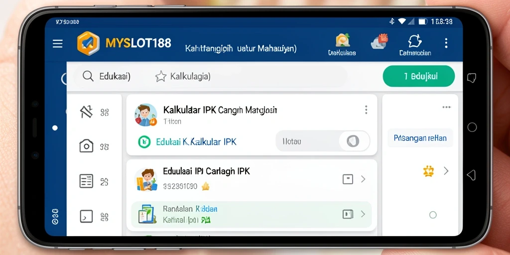 Tampilan antarmuka MYSLOT188 untuk penghitungan IPK yang mudah.