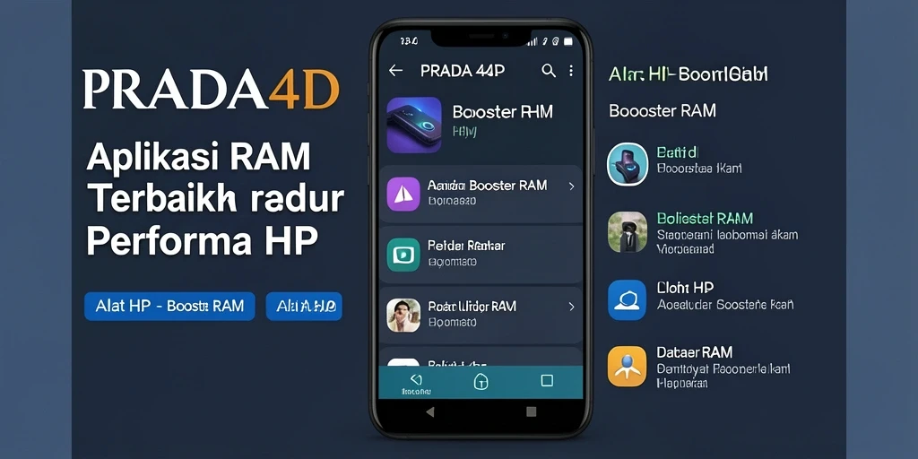 Antarmuka utama PRADA4D yang intuitif dan fungsional