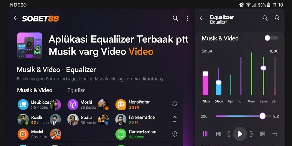Antarmuka aplikasi SOBET88 yang menarik dan fungsional.