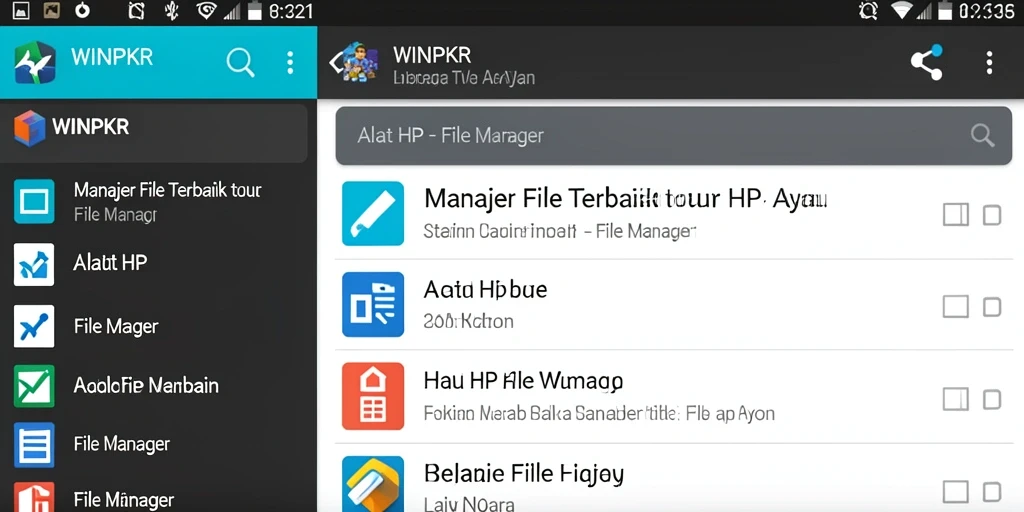 Tampilan antarmuka WINPKR yang user-friendly dan fungsional.